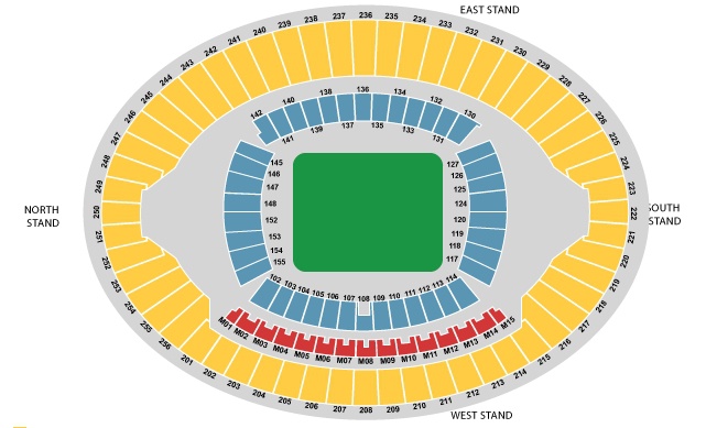 Rugby League Four Nations England V Australia Tickets London Seating Plan