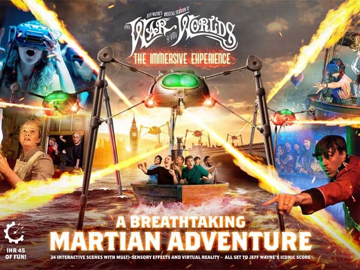 Jeff Wayne’s The War of The Worlds: The Immersive Experience tickets - London  The Ticket Factory
