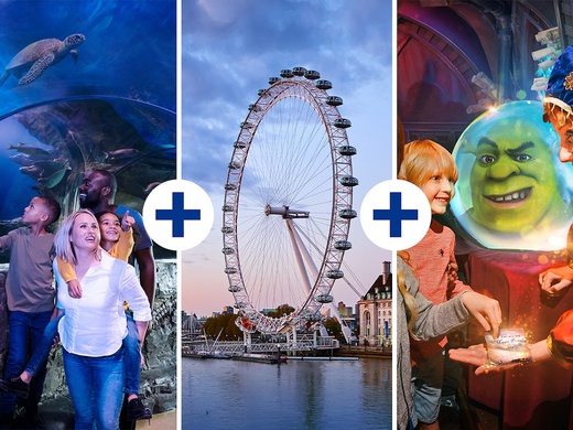 London Eye  3 Way Multi Attraction Passes